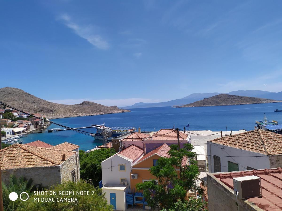 Villa Chrysodimi Chalki Town Buitenkant foto